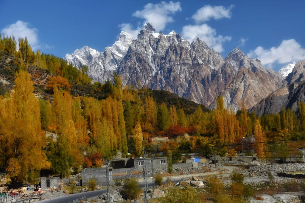 View of Passu Cones from Gulmit Gojal Hunza Adevlogue